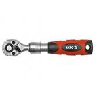 Yato ratchet with telescopic handle 1/4 &quot 350-200mm (YT-0297)