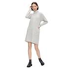 Pieces Ellen Long Sleeve High Neck Knit Dress (Dam)