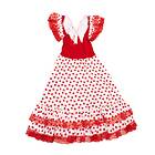 Flamenco Vs-rob Dress Röd 124 Months Flicka