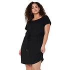 Only April Knee Solid Short Sleeve Short Dress (Dam)