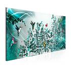 Arkiio Tavla Hummingbirds Dance Turkos (1 Part) Turquoise Narrow 135x45 A3-N7810-DKXL