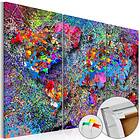 Arkiio Anslagstavla Colourful Whirl [Cork Map] 60x40 A3-Pinnwand427