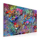 Arkiio Tavla World Map Colourful Whirl 90x60 A3-N6096-DK