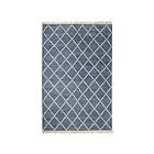 Chhatwal & Jonsson Kochi Teppe blue melange/offwhite, 180x270 cm