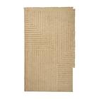 Ferm Living Crease ullmatta 160x250 cm Light Sand
