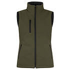 Clique Padded Softshell Vest Ladies Dimgrön M