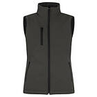 Clique Padded Softshell Vest Ladies Mörkgrå M