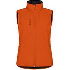 Clique SOFTSHELLVÄST DAM CLASSIC Blodapelsin XS