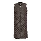 Only Kvinnors ca Waistcoat OTW NOOS quiltad väst, Hot Fudge, S