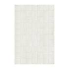 Layered Piet Checked ullmatta Bone White 180x270 cm