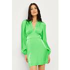 Gina Tricot Puff sleeve mini dress 645 poison gree (6087) S Female