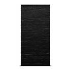 Rug Solid Rug Leather matta 65x135 cm black (svart)