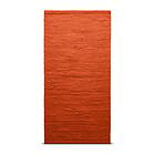 Rug Solid Rug Cotton matta 75x300 cm Solar orange (orange)