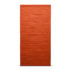 Rug Solid Rug Cotton matta 140x200 cm Solar orange (orange)