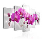 Arkiio Tavla Abstract Garden Pink Orchids 100x50 A3-N6738