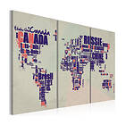 Arkiio Tavla Franska resa Triptych 90x60