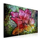 Arkiio Tavla A Abstract Flower rainbow-hued 120x80