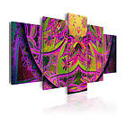 Arkiio Tavla Mandala Pink Power 100x50 A3-N6718
