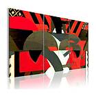 Arkiio Tavla Pattern Of Abstract Forms 60x40