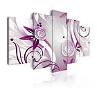 Arkiio Tavla Violet Roses 100x50
