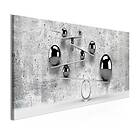 Arkiio Tavla Balls And Concrete Narrow 135x45