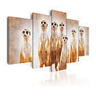 Arkiio Tavla Family Of Meerkats 100x50