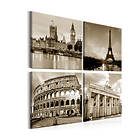 Arkiio Tavla European Capitals 80x80 A3-N6684-DKX