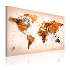 Arkiio Tavla Map Of The World Desert Storm 90x60