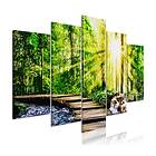 Arkiio Tavla Forest Footbridge Wide 5 delar (5 Parts) 200x100 A3-N8026-DKX