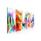 Arkiio Tavla Rainbow Watercolours 5 delar (5 Parts) Narrow 200x80 A3-N7943-DKX
