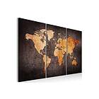 Arkiio Tavla Chestnut World Map 120x80 A3-N7168-DKX