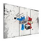 Arkiio Tavla Franska resenären Triptych 90x60