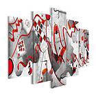 Arkiio Tavla Between Waves 5 delar (5 Parts) Wide 100x50 A3-N7304