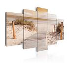 Arkiio Tavla Morning On The Beach Sepia 100x50