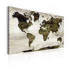 Arkiio Tavla World Map Green Planet 60x40 A3-N5985