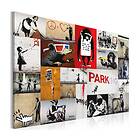 Arkiio Tavla Banksy collage 120x80