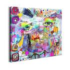 Arkiio Tavla Colourful Owl 40x40 A3-N7153-DK