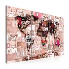 Arkiio Tavla Banksy Graffiti Collage IIII II 90x60 A3-N6101-DK