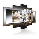 Arkiio Tavla Orchid And Zen Garden Brown 100x50