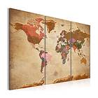 Arkiio Tavla Maps Brown Elegance 90x60 A3-N6489-DK