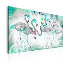 Arkiio Tavla Turquoise Flamingoes 120x80 A3-N6767-DK