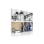 Arkiio Tavla Banksy Fyra Orginal Idéer 80x80