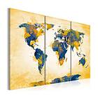 Arkiio Tavla Four Corners Of The World Triptych 60x40