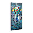 Arkiio Tavla Dog in a Suit 40x120