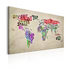 Arkiio Tavla World Map Tour (EN) 60x40 A3-N5659