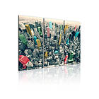Arkiio Tavla New York black&white&colors 90x60