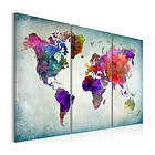 Arkiio Tavla World In Colors 120x80