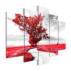 Arkiio Tavla Lone Tree Röd 5 delar (5 Parts) Red 225x100 A3-N7779-DKXXL