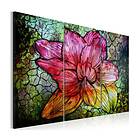Arkiio Tavla A Abstract Flower rainbow-hued 60x40