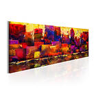 Arkiio Tavla Colourful City Skyline 150x50 A3-N6495-DK150